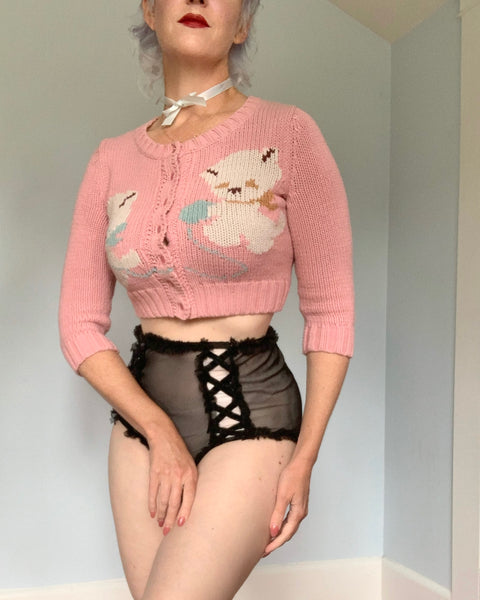 Y2K “Betsey Johnson” Kittens Sweater