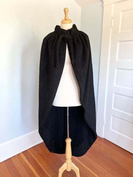 Documented Couture A/W 1964 “Yves Saint Laurent” Mohair Cocoon Cape
