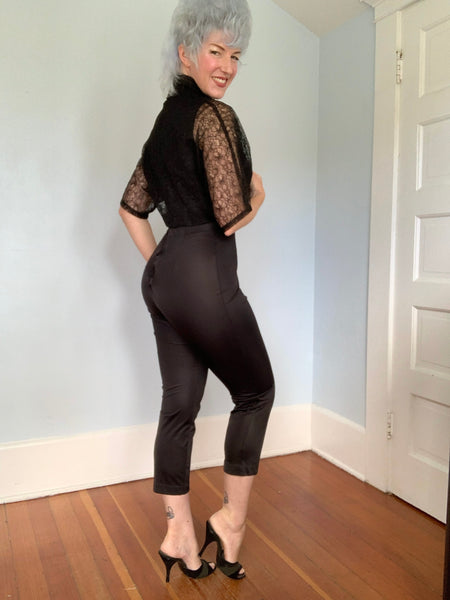 1960s Bad Girl Catsuit & Matching Lace Bolero