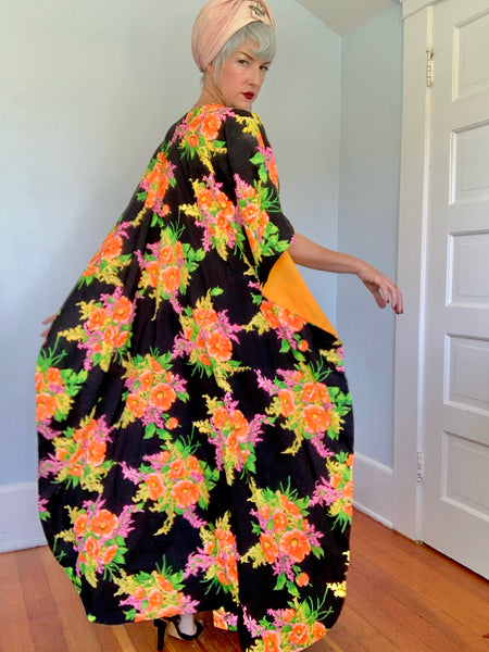 1960s Caped Maxi Gown by “Riviera Fashions”