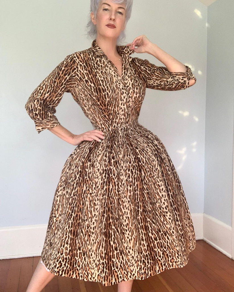 easel leopard shirt dress Easel Mineral Wash Cheetah Print TShirt Dress