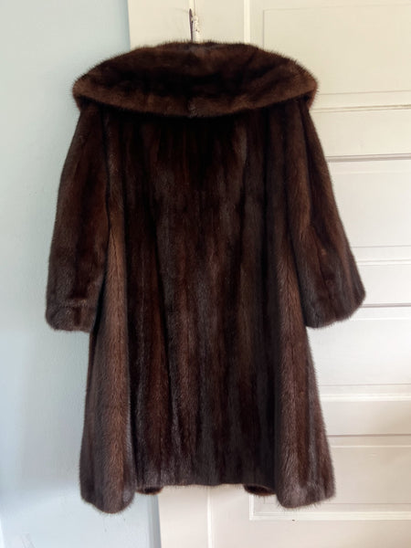 1940s Russian Sable Fur Swing Coat