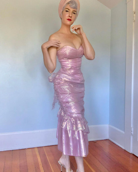 1980s Iridescent Mermaid Dress