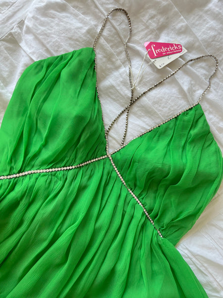 Deadstock with Tags 1960s “Frederick’s of Hollywood” Silk Chiffon Mini Dress