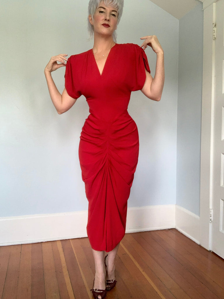 bloody red cocktail dress Notteshe Bloody Red dress