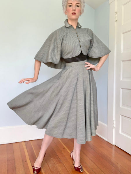1949 “Claire McCardell” 2 Piece Wool Set