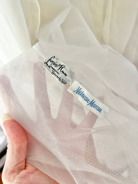 Late 1940s “Lucie Ann of Beverly Hills” for “Neiman Marcus” Bridal Peignoir Set
