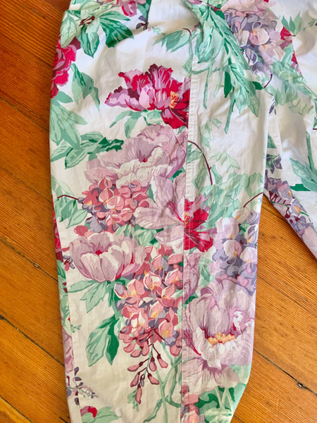 1980s “Karen Alexander” Floral Jumpsuit