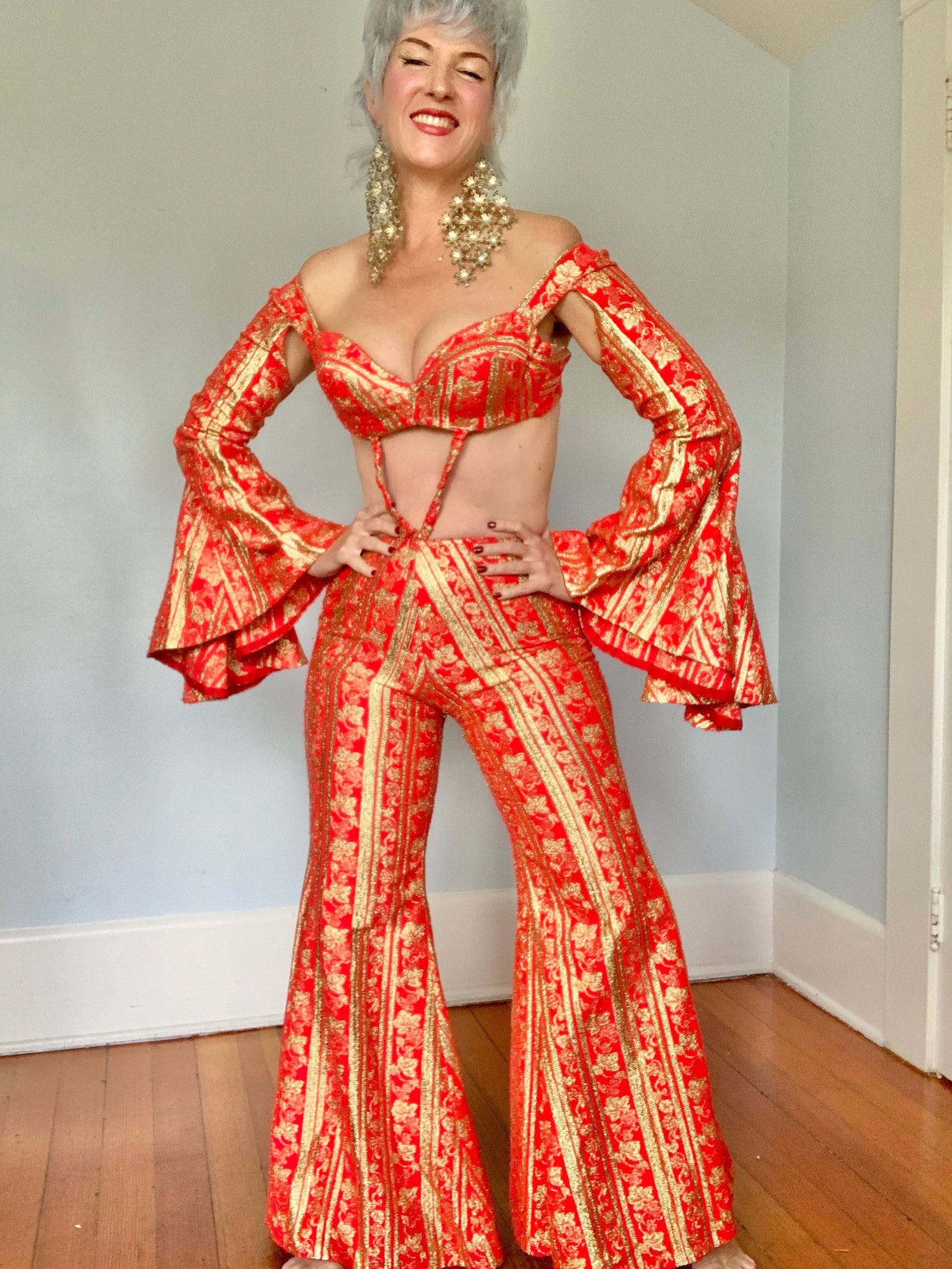 Custom Made 1970s Las Vegas Jumpsuit