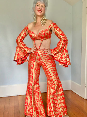 Custom Made 1970s Las Vegas Jumpsuit