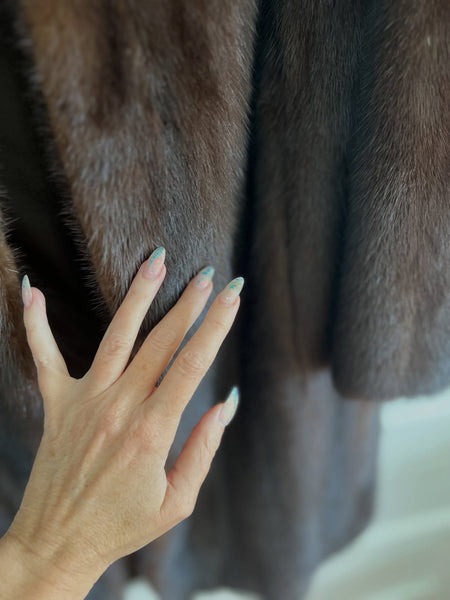 1940s Russian Sable Fur Swing Coat