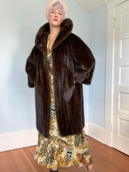 1940s Russian Sable Fur Swing Coat