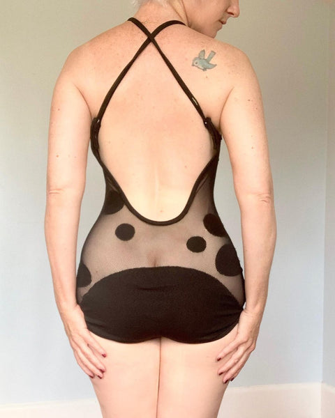 1960s Designer “Estevez” Scandal Swimsuit