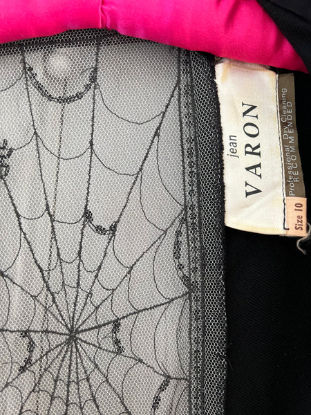 1973 Documented Designer “Jean Varon” Spiderweb Gown