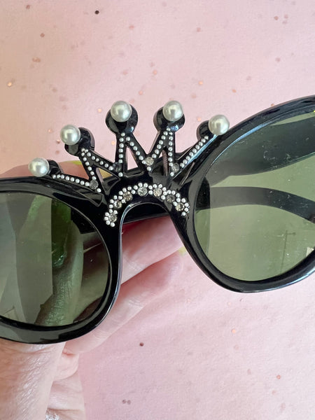 1950s Handmade in France Queen Cateye Sunglasses
