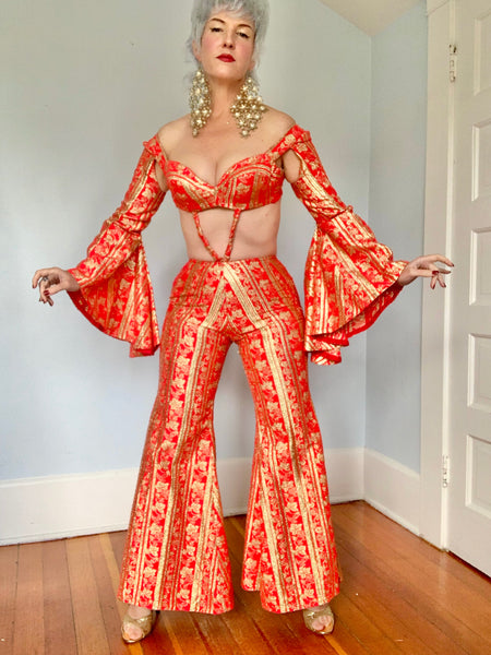 Custom Made 1970s Las Vegas Jumpsuit