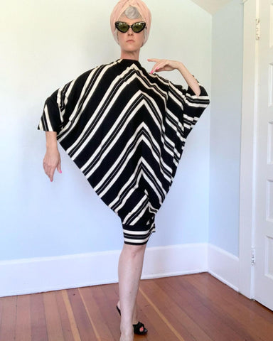 1960s Op Art Kite Dress