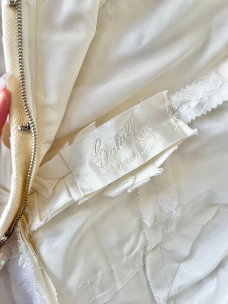 Designer 1950s “Cahill of Beverly Hills” Wedding Dress