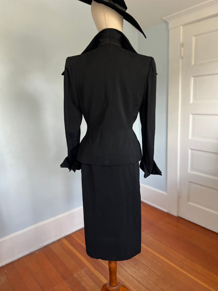 Rare 1950s “Original Lilli Ann of San Francisco” Wicked Cocktail Suit