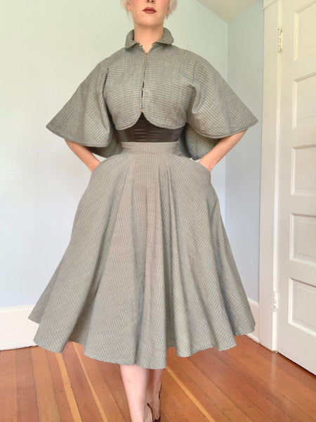 1949 “Claire McCardell” 2 Piece Wool Set