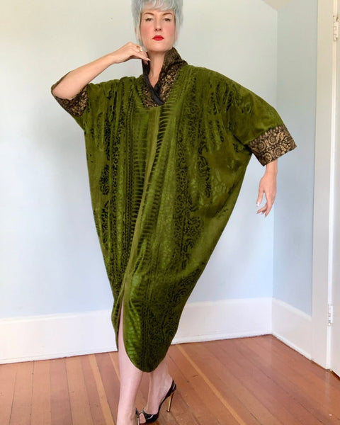 1960s “Henri Bendel New York” Glamour Cocoon Caftan