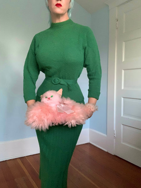 1940s 3 Piece Virgin Wool Knit Set