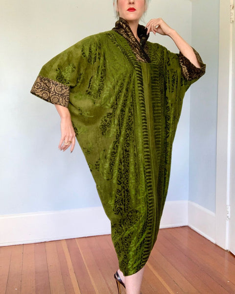 1960s “Henri Bendel New York” Glamour Cocoon Caftan