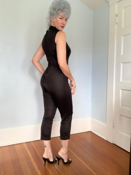 1960s Bad Girl Catsuit & Matching Lace Bolero