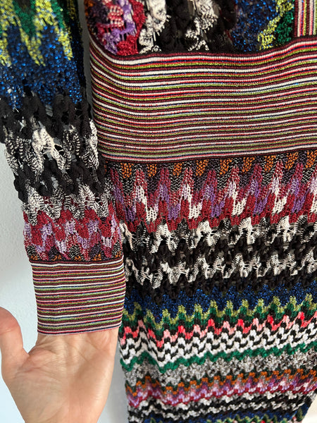 Missoni Metallic Crochet Maxi