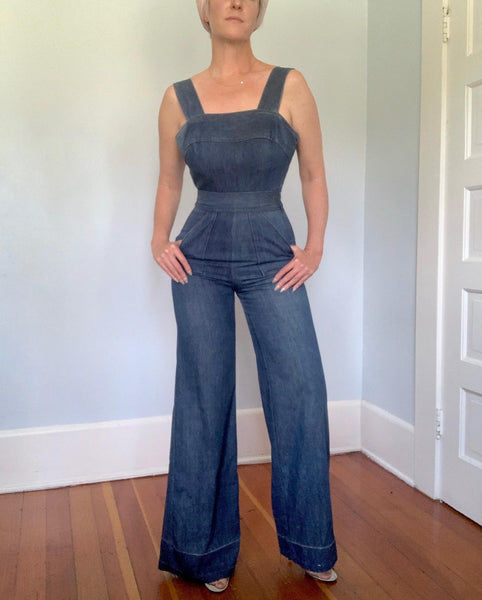 Darling 1970s Denim Overalls