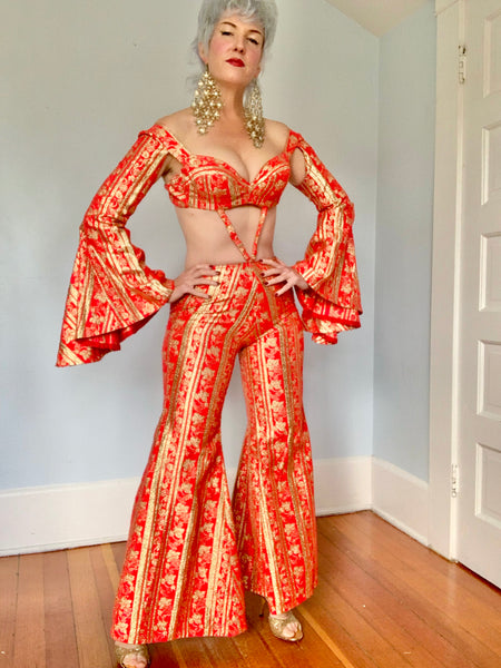 Custom Made 1970s Las Vegas Jumpsuit