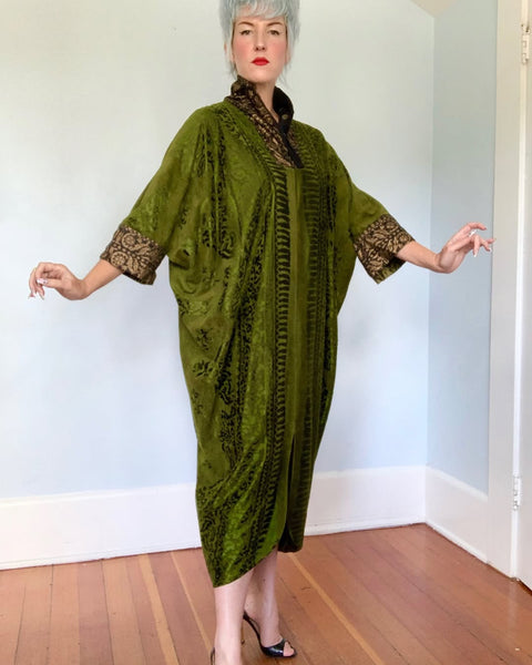 1960s “Henri Bendel New York” Glamour Cocoon Caftan