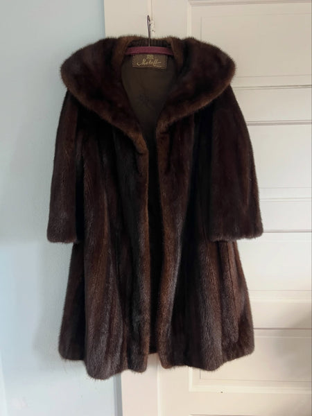 1940s Russian Sable Fur Swing Coat