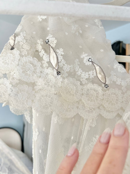 Late 1940s “Lucie Ann of Beverly Hills” for “Neiman Marcus” Bridal Peignoir Set