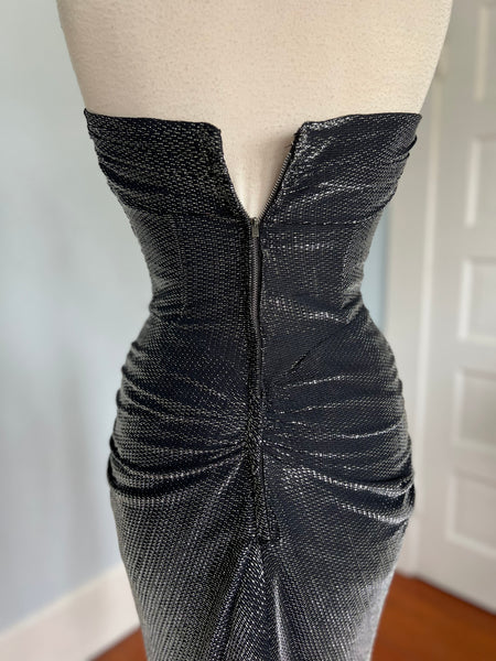 Early 1950s “Emma Domb of California” Lurex Cocktail Dress