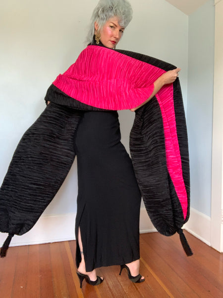 Pleats Please-esque Super Reversible Shawl