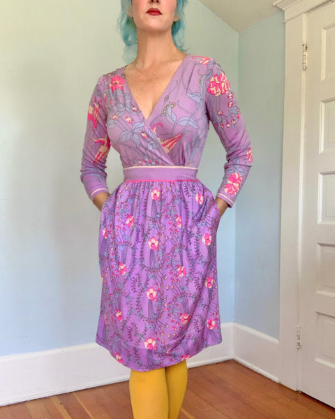 1960s Designer “Emilio Pucci” Silk Jersey Cocktail Dress