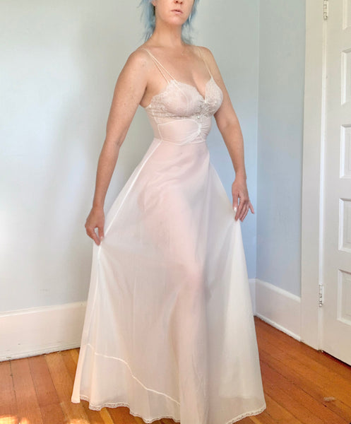 Late 1940s “Lucie Ann of Beverly Hills” for “Neiman Marcus” Bridal Peignoir Set