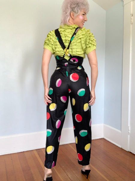 Italian 1980s “Oceano” Pinafore Jumpsuit