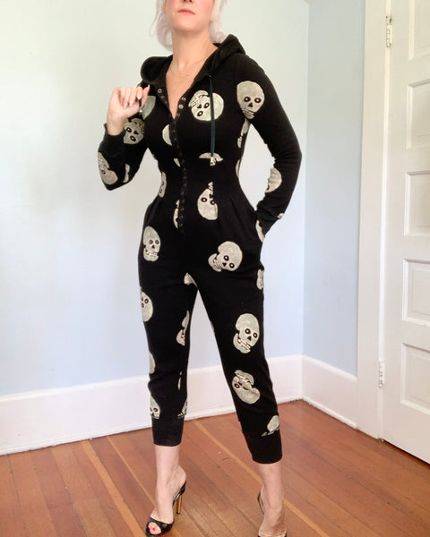 Y2K “Betsey Johnson” Skull Jumpsuit