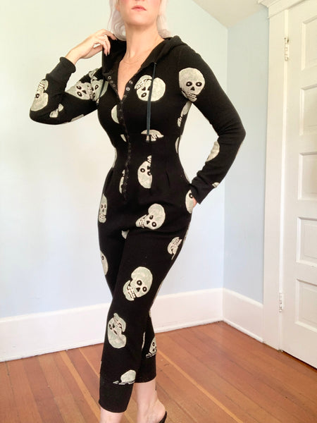 Y2K “Betsey Johnson” Skull Jumpsuit