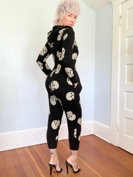 Y2K “Betsey Johnson” Skull Jumpsuit