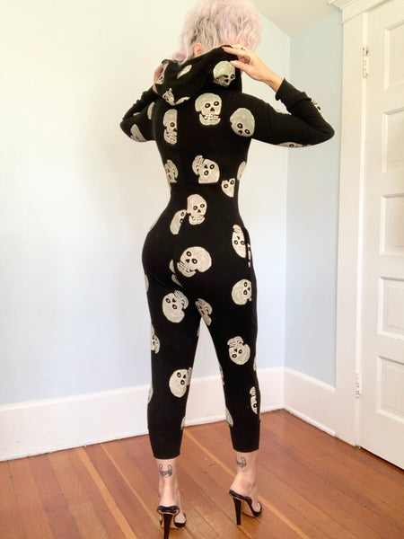 Y2K “Betsey Johnson” Skull Jumpsuit
