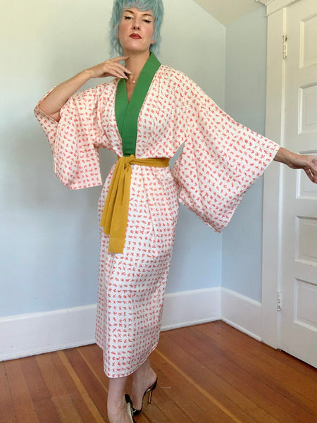 Vintage Sexual Positions Illustrations Japanese Kimono