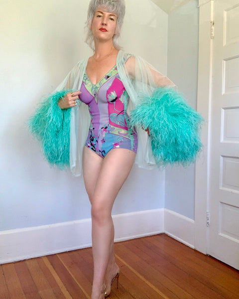 1969 “Emilio Pucci, Florence Italy” Sheer Lycra Swimsuit for “Saks Fifth Avenue, Italy”