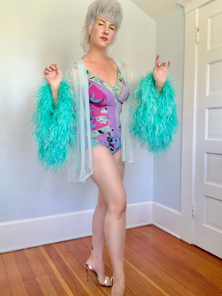 1969 “Emilio Pucci, Florence Italy” Sheer Lycra Swimsuit for “Saks Fifth Avenue, Italy”