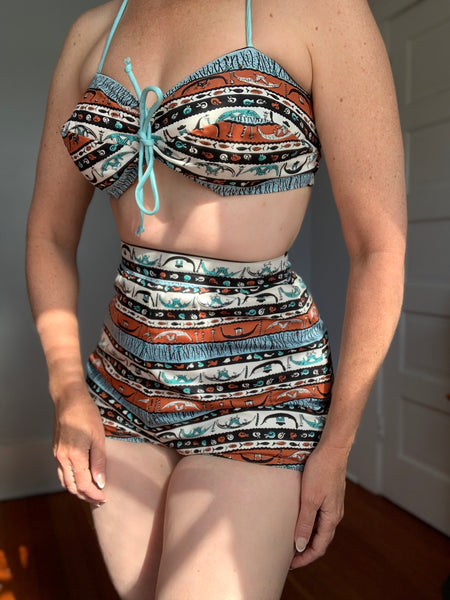 1955 “Emilio Pucci” for “Rose Marie Reid” 2 Piece Swimsuit