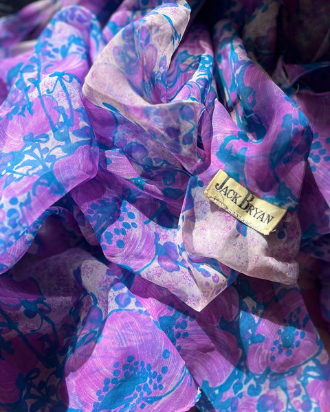 1960s “Jack Bryant” Sheer Trapeze Duster