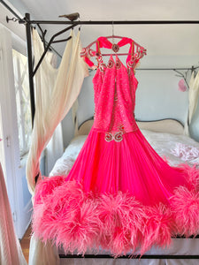 Custom Made Vintage Professional Ballroom Dancer Dress