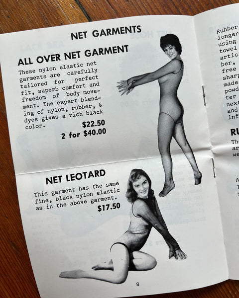 1950s Rare Fishnet Fetish Catsuit